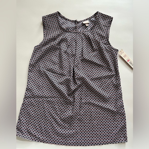 Merona Tops - Merona Black and White Geometric Blouse